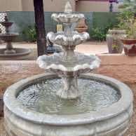 Three Tier Spanish Fountain with Pool Pieces