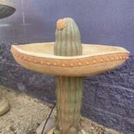 Desert Sombrero Birdbath