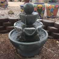 Low Stone Vessels Fountain