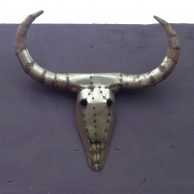 Metal Bull w/ Horns, 3′