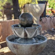 Large Stone Vessels Fountain